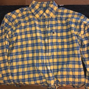 Blue and Yellow Polo Raph Lauren Buttondown Shirt